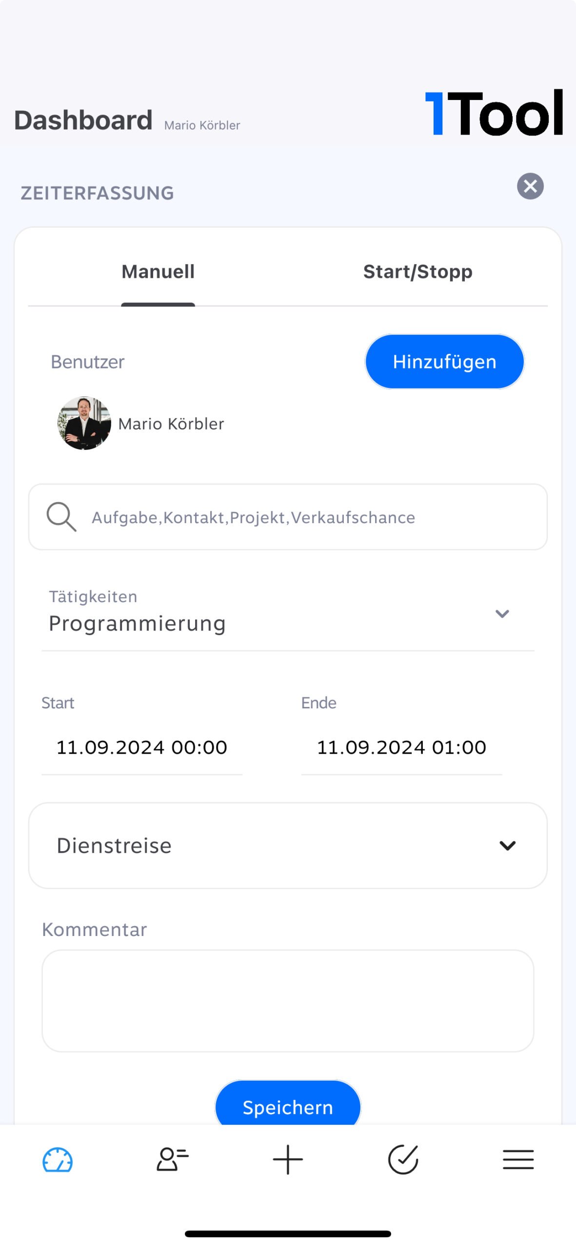 Neue 1Tool App Version 5.1.1